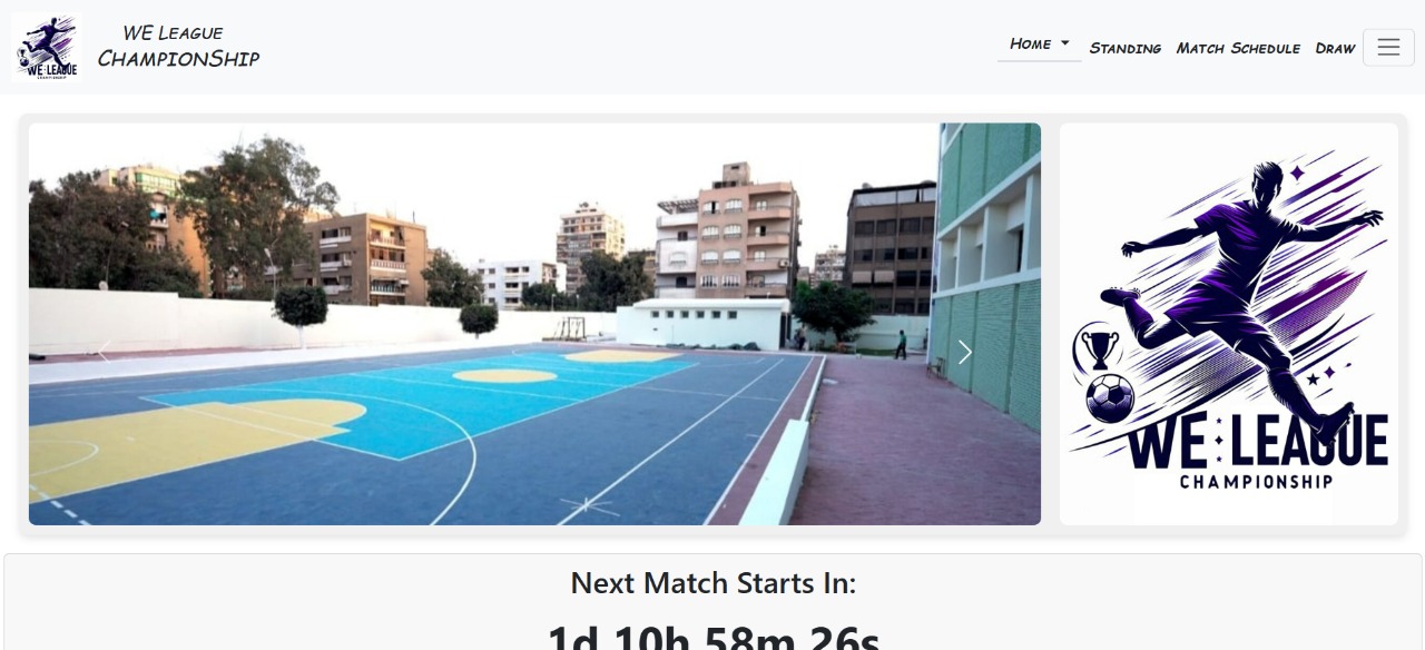 School Tournament Website